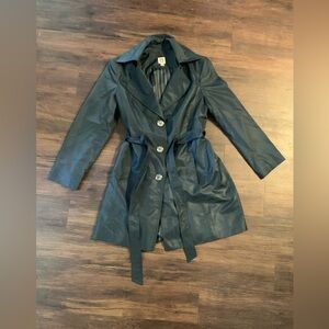 Denim- like coat